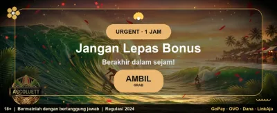 Bonus Selamat Datang 100% banner